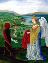 Adam McLean's version of the eighth image;from the early 16th century alchemical manuscript